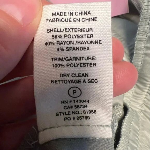 Avec Les Filles NWT Trousers. Size XXL. Anthropologie. Light green/green gray. - Picture 3 of 8